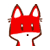Emoticon Red Fox Dracula